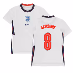 2020-2021 England Home Nike Football Shirt (Kids) (GASCOIGNE 8) - MB