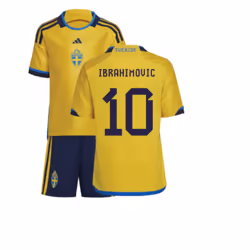 2022-2023 Sweden Home Mini Kit (IBRAHIMOVIC 10) - 18-24 Months