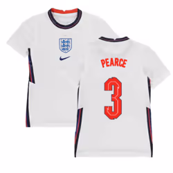 2020-2021 England Home Nike Football Shirt (Kids) (PEARCE 3) - SB