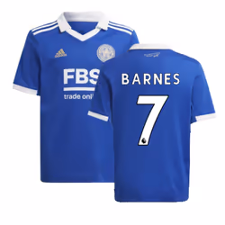 2022-2023 Leicester City Home Shirt (Kids) (BARNES 7) - XLB