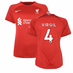 2022-2023 Liverpool Womens Home (VIRGIL 4) - XS