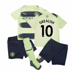 2022-2023 Man City Third Mini Kit (GREALISH 10) - 2-3 Years