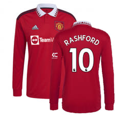 2022-2023 Man Utd Long Sleeve Home Shirt (RASHFORD 10) - XXL