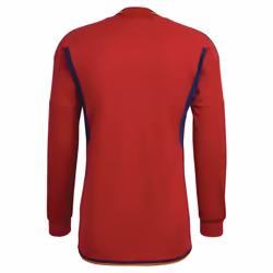 2022-2023 Spain Long Sleeve Home Shirt (A INIESTA 6) - XL