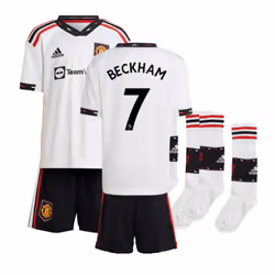2022-2023 Man Utd Away Mini Kit (BECKHAM 7) - 18-24 Months