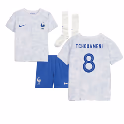 2022-2023 France Away Little Boys Mini Kit (Tchouameni 8) - MB