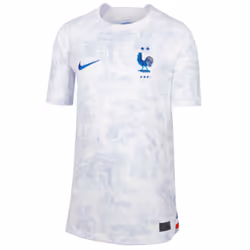 2022-2023 France Away Shirt (Kids) (Mbappe 10) - SB