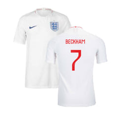 2018-2019 England Authentic Home Shirt (Beckham 7) - S