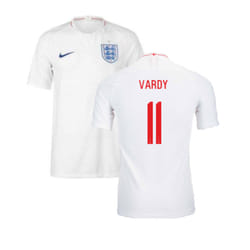 2018-2019 England Authentic Home Shirt (Vardy 11) - S