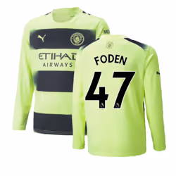 2022-2023 Man City Long Sleeve Third Shirt (FODEN 47) - M