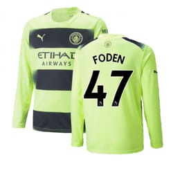 2022-2023 Man City Long Sleeve Third Shirt (FODEN 47) - M