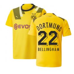 2022-2023 Borussia Dortmund CUP Shirt (Kids) (BELLINGHAM 22) - XSB