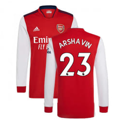 Arsenal 2021-2022 Long Sleeve Home Shirt (ARSHAVIN 23) - XS