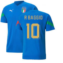 2022-2023 Italy Player Training Jersey (Blue) (R BAGGIO 10) - S