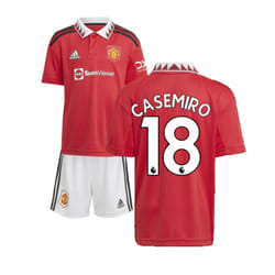 2022-2023 Man Utd Home Mini Kit (CASEMIRO 18) - 18-24 Months