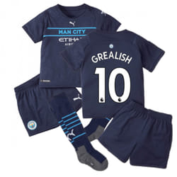 2021-2022 Man City 3rd Mini Kit (GREALISH 10) - 2-3 Years