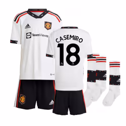 2022-2023 Man Utd Away Mini Kit (CASEMIRO 18) - 18-24 Months