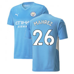 2021-2022 Man City Home Shirt (MAHREZ 26) - XL