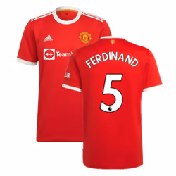 Man Utd 2021-2022 Home Shirt (FERDINAND 5) - XXL