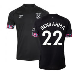 2022-2023 West Ham Away Shirt (Kids) (BENRAHMA 22) - XLB