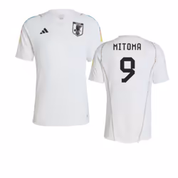 2022-2023 Japan Pre-Match Shirt (White) (Mitoma 9) - L