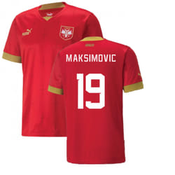 2022-2023 Serbia Home Shirt (MAKSIMOVIC 19) - L