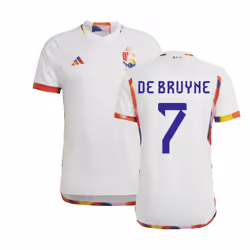 2022-2023 Belgium Away Shirt (DE BRUYNE 7) - S