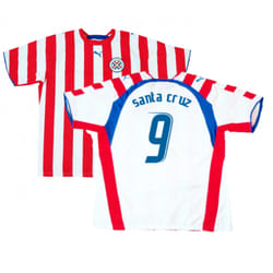 2006-2007 Paraguay Home Shirt (SANTA CRUZ 9) - S