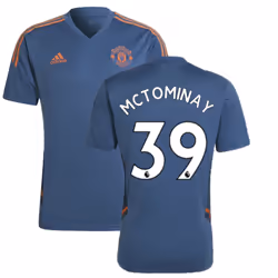 2022-2023 Man Utd Training Shirt (Blue) (McTOMINAY 39) - M
