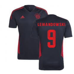 2022-2023 Bayern Munich Training Shirt (Black) (LEWANDOWSKI 9) - XXL