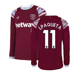 2022-2023 West Ham Long Sleeve Home Shirt (L PAQUETA 11) - 3XL