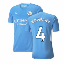 2021-2022 Man City Authentic Home Shirt (KOMPANY 4) - XXL