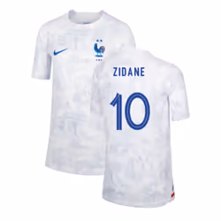 2022-2023 France Away Shirt (Kids) (Zidane 10) - SB