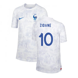 2022-2023 France Away Shirt (Kids) (Zidane 10) - SB