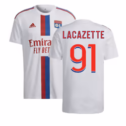 2022-2023 Olympique Lyon Home Shirt (LACAZETTE 91) - 3XL