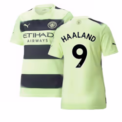 2022-2023 Man City Third Shirt (Ladies) (HAALAND 9) - M