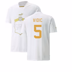 2022-2023 Serbia Away Shirt (VIDIC 5) - M