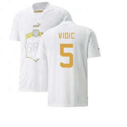 2022-2023 Serbia Away Shirt (VIDIC 5) - XL