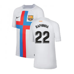 2022-2023 Barcelona Third Shirt (Kids) (RAPHINHA 22) - SB