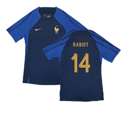 2022-2023 France Strike Dri-Fit Training Shirt (Navy) (Rabiot 14) - XXL