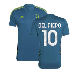 2022-2023 Juventus Training Shirt (Active Teal) (DEL PIERO 10) - M