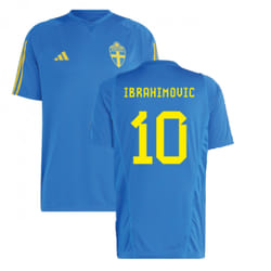 2022-2023 Sweden Training Jersey (Glory Blue) (IBRAHIMOVIC 10) - XL