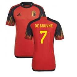 2022-2023 Belgium Authentic Home Shirt (DE BRUYNE 7) - XL