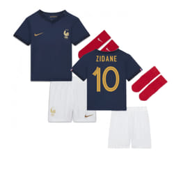 2022-2023 France Home Baby Kit (Infants) (Zidane 10) - 9-12 Months