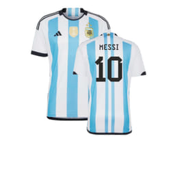 Argentina 2022 World Cup Winners Home Shirt (MESSI 10) - 3XL