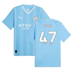 2023-2024 Man City Authentic Home Shirt (FODEN 47) - M