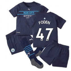 2021-2022 Man City 3rd Mini Kit (FODEN 47) - 4-5 Years