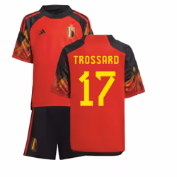 2022-2023 Belgium Home Mini Kit (TROSSARD 17) - 2-3 Years