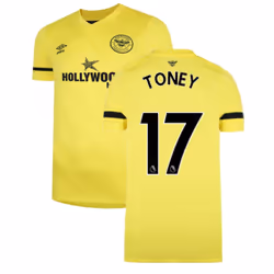 2021-2022 Brentford Away Shirt (TONEY 17) - 3XL