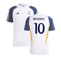 2023-2024 Real Madrid Training Shirt (White) (Modric 10) - XL